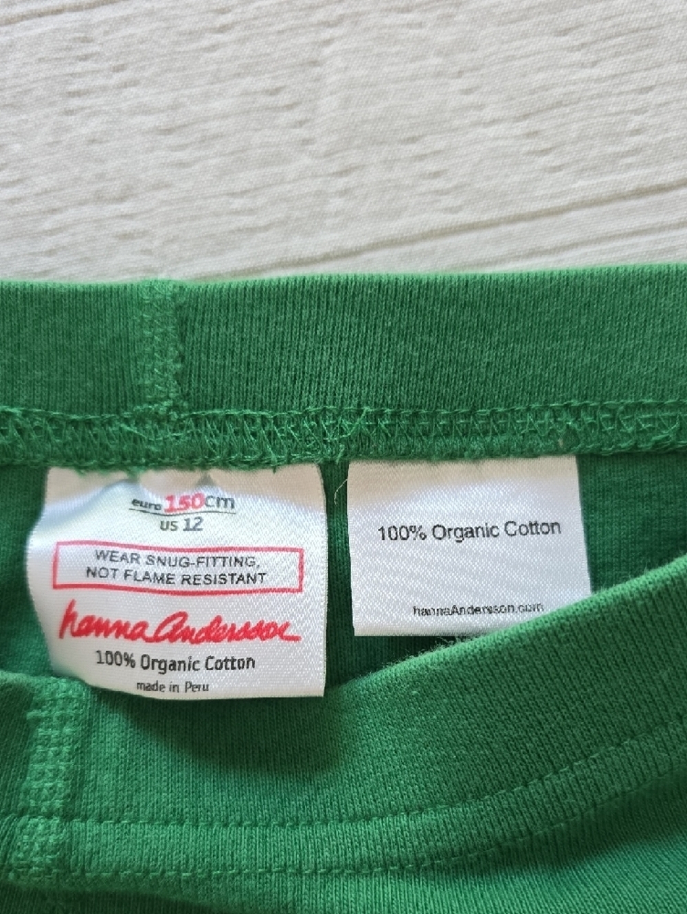 Kids Green Elf Pajama Set with Yellow Accents - Picture 3 of 16